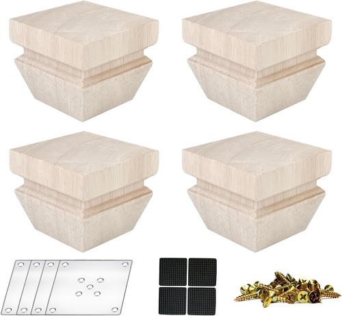 Inch wooden table legs set - legs,